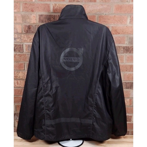 Volvo Official Merchandise Mens Full Zip Windbreaker 2XL Black Polyester Jacket